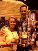 Me and Sam Cagalione from Dogfish Head Brewery.